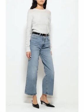 New w/ Tags Toteme Flare Fit Jeans in Worn Blue size 29